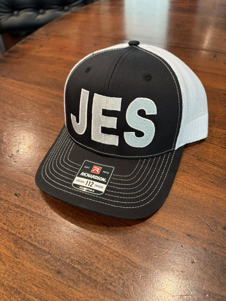 $40 Donation - JES Embroidered Hat - WHITE