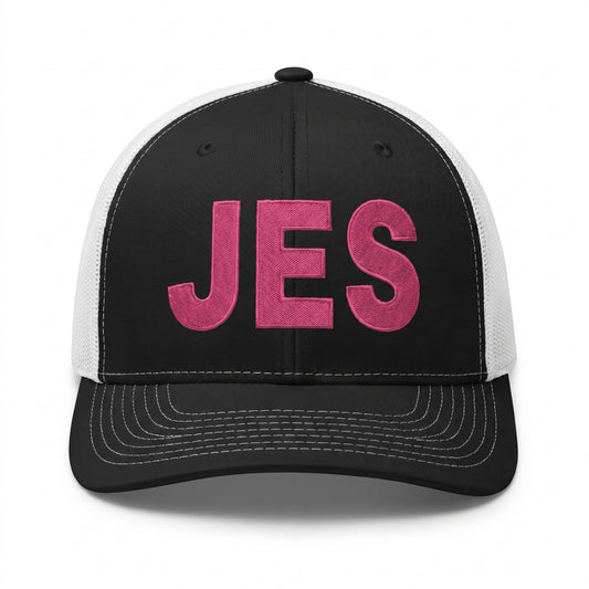 $40 Donation - JES Embroidered Hat - PINK